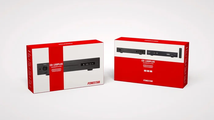 Fonestar CD-150PLUS Reproductor de CD HiFi Negro con USB, Entrada Auxiliar, Reproduce CD-R/CD-RW, Con Mando a Distancia