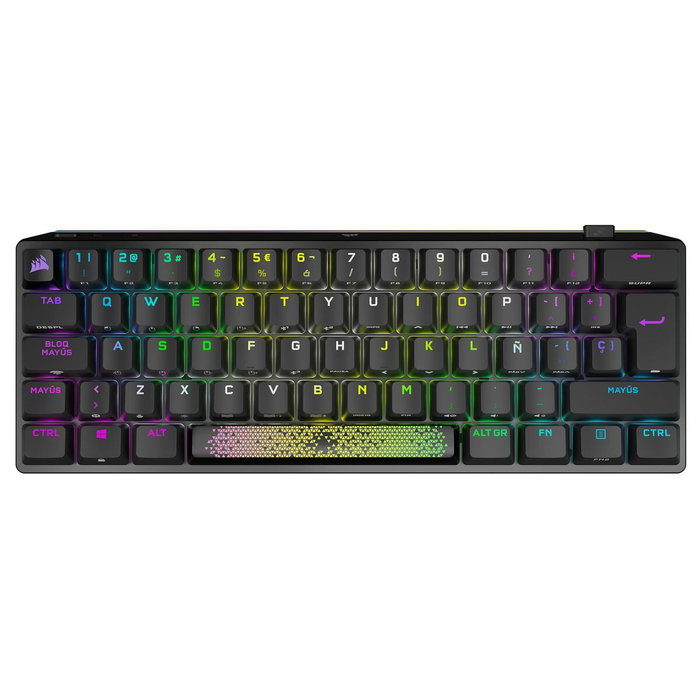 Corsair K70 RGB PRO MINI WIRELESS MX RED Español de formato 60%