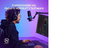HP DuoCast Micrófono USB Negro con Iluminación RGB, Montura Antivibración y Grabación Hi-Res 24-bit/96kHz