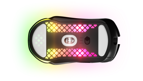 SteelSeries Aerox 5 Wireless ratón mano derecha RF Wireless + Bluetooth + USB Type-A Óptico 18000 DPI Negro 62406 SteelSeries Aerox 5 Wireless ratón mano derecha RF Wireless + Bluetooth + USB Type-A Óptico 18000 DPI Negro 62406