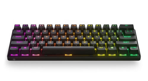 SteelSeries Apex Pro Mini Wireless Teclado Mecánico 60% USB + RF Wireless + Bluetooth QWERTY Inglés de EE. UU. Negro - 64842 SteelSeries Apex Pro Mini Wireless Teclado Mecánico 60% USB + RF Wireless + Bluetooth QWERTY Inglés de EE. UU. Negro - 64842