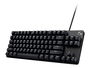Logitech G G413 TKL SE - Teclado Gaming Mecánico Táctil, Retroiluminación Blanca, Keycaps PBT, Cubierta de Aluminio, Formato TKL (Tenkeyless), Cable USB, PC/Mac