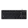 Logitech G G413 TKL SE - Teclado Gaming Mecánico Táctil, Retroiluminación Blanca, Keycaps PBT, Cubierta de Aluminio, Formato TKL (Tenkeyless), Cable USB, PC/Mac