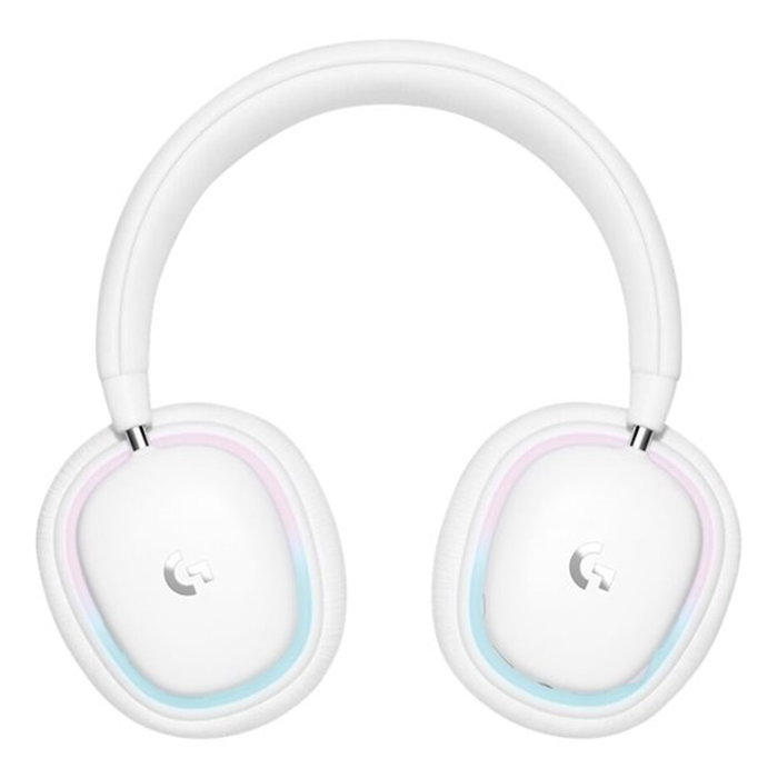 Logitech G G735 Auriculares Inalámbricos Bluetooth LIGHTSPEED para Gaming, con Micrófono Extraíble, Sonido Espacial, Niebla Blanca