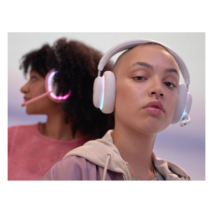 Logitech G735 Auriculares Inalámbricos Bluetooth y Lightspeed, Diadema para Gaming, Color Blanco Mist