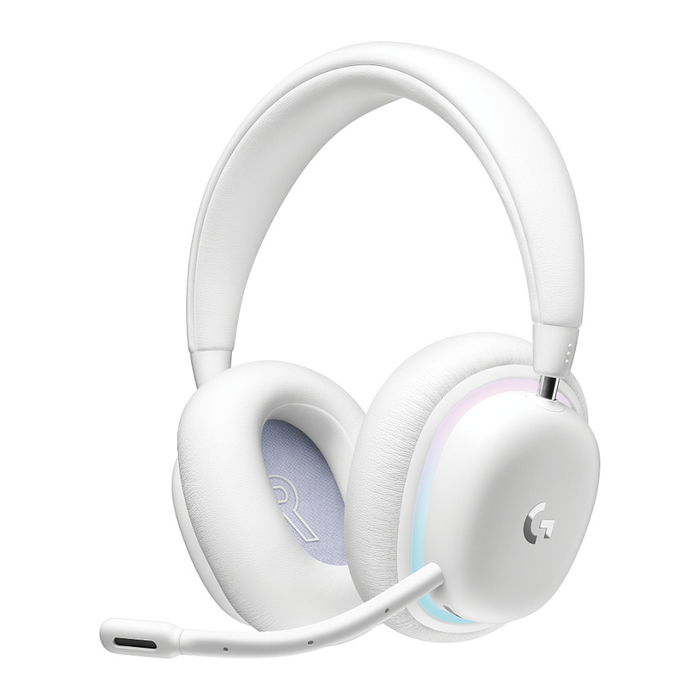 Logitech G735 Auriculares Inalámbricos Bluetooth y Lightspeed, Diadema para Gaming, Color Blanco Mist