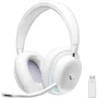 Logitech G735 Auriculares Inalámbricos Bluetooth y Lightspeed, Diadema para Gaming, Color Blanco Mist