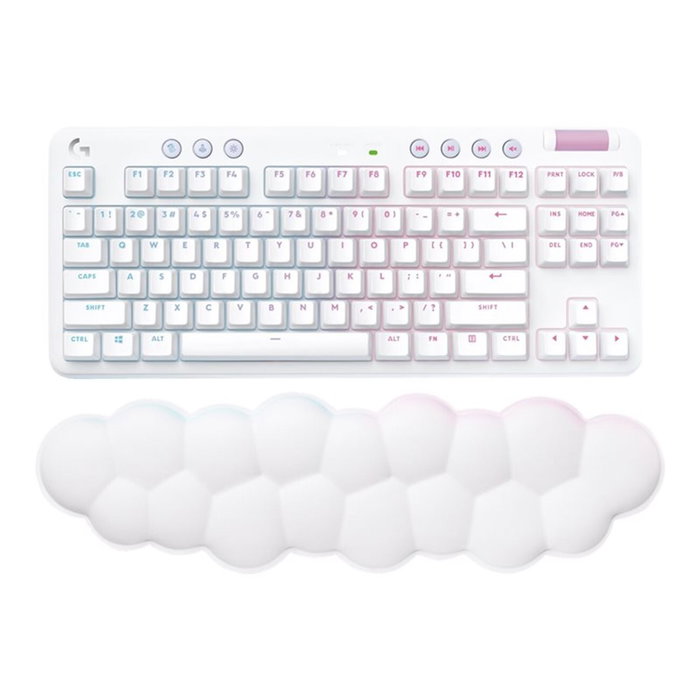 Logitech G G715 Teclado Mecánico Bluetooth LIGHTSPEED Inalámbrico QWERTY Español Blanco Gaming Logitech G G715 Teclado Mecánico Bluetooth LIGHTSPEED Inalámbrico QWERTY Español Blanco Gaming