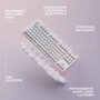 Logitech G G715 Teclado Mecánico Bluetooth LIGHTSPEED Inalámbrico QWERTY Español Blanco Gaming