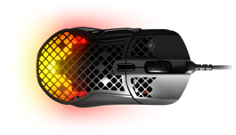 SteelSeries Aerox 5 Ratón Gaming USB Tipo A Óptico 18000 DPI, Mano Derecha, Negro - Ref. 62401