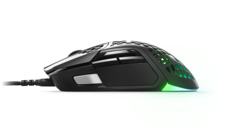 SteelSeries Aerox 5 Ratón Gaming USB Tipo A Óptico 18000 DPI, Mano Derecha, Negro - Ref. 62401