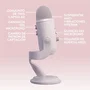 Logitech G Blue Yeti Aurora Collection Blanco Mist