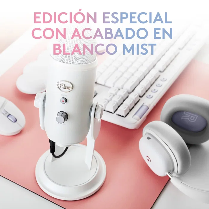 Logitech G Blue Yeti Aurora Collection Blanco Mist Logitech G Blue Yeti Aurora Collection Blanco Mist
