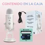 Logitech G Blue Yeti Aurora Collection Blanco Mist