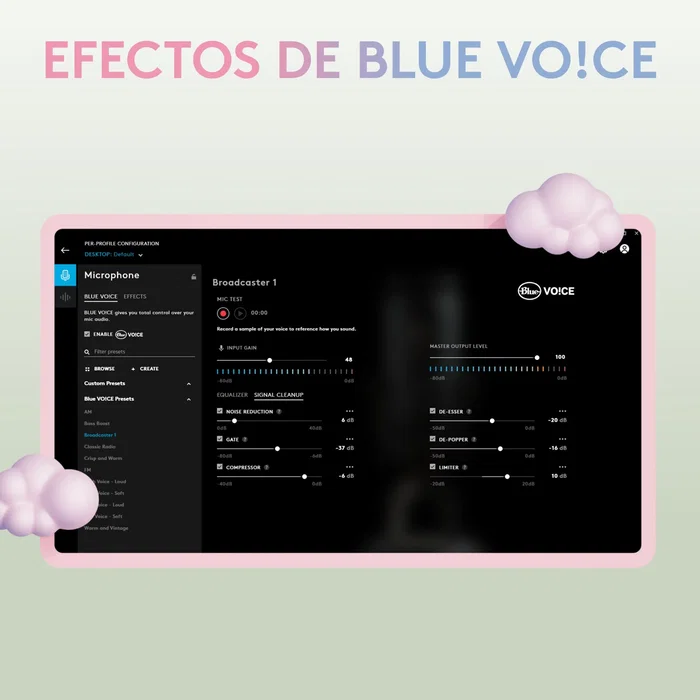 Logitech G Blue Yeti Aurora Collection Blanco Mist Logitech G Blue Yeti Aurora Collection Blanco Mist