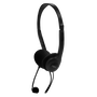Nox Lite Voice One Auriculares Negros con Micrófono Flexible