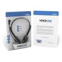 Nox Lite Voice One Auriculares Negros con Micrófono Flexible