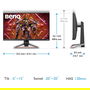 BenQ EX2710U Monitor Gaming 27" 4K IPS 1ms 144Hz HDR USB Hub