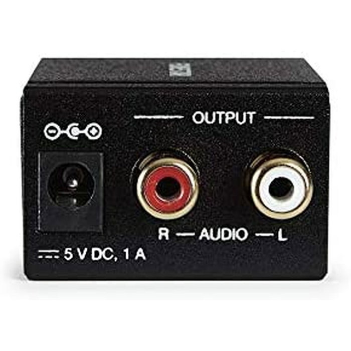 Fonestar FO-37DA Convertidor de audio digital a analógico con entrada Toslink y RCA Fonestar FO-37DA Convertidor de audio digital a analógico con entrada Toslink y RCA