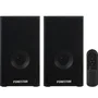 Fonestar Altavoces Activos Estéreo Class 200N, 20W RMS x2, Inalámbricos, Madera MDF, Con Mando a Distancia y Cable para Altavoz Pasivo - Pareja de Altavoces Hi-Fi