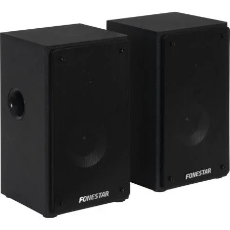 Fonestar Altavoces Activos Estéreo Class 200N, 20W RMS x2, Inalámbricos, Madera MDF, Con Mando a Distancia y Cable para Altavoz Pasivo - Pareja de Altavoces Hi-Fi Fonestar Altavoces Activos Estéreo Class 200N, 20W RMS x2, Inalámbricos, Madera MDF, Con Mando a Distancia y Cable para Altavoz Pasivo - Pareja de Altavoces Hi-Fi