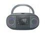 Fonestar BOOM-GO-G Radio CD Portátil Gris con Bluetooth y USB