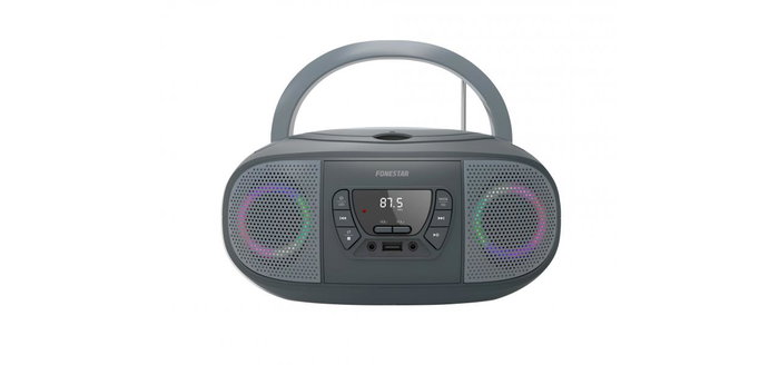 Fonestar BOOM-GO-G Radio CD Gris Fonestar BOOM-GO-G Radio CD Gris