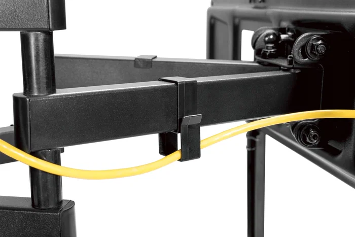Fonestar MOV-664BA Soporte para TV Mural Giratorio Orientable, 37 a 80 Pulgadas, VESA hasta 600x400, Inclinación y Giro, Hasta 40 kg, Negro