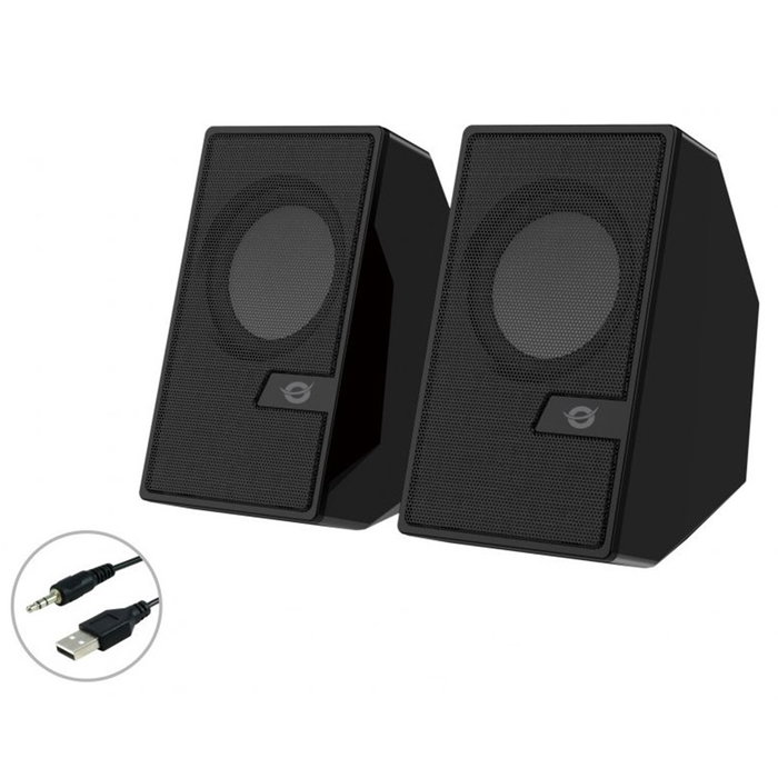 Conceptronic BJORN02B Altavoces 2.0 Bluetooth 6W Negro Conceptronic BJORN02B Altavoces 2.0 Bluetooth 6W Negro