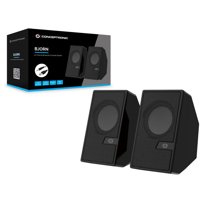 Conceptronic BJORN02B Altavoces 2.0 Bluetooth 6W Negro Conceptronic BJORN02B Altavoces 2.0 Bluetooth 6W Negro
