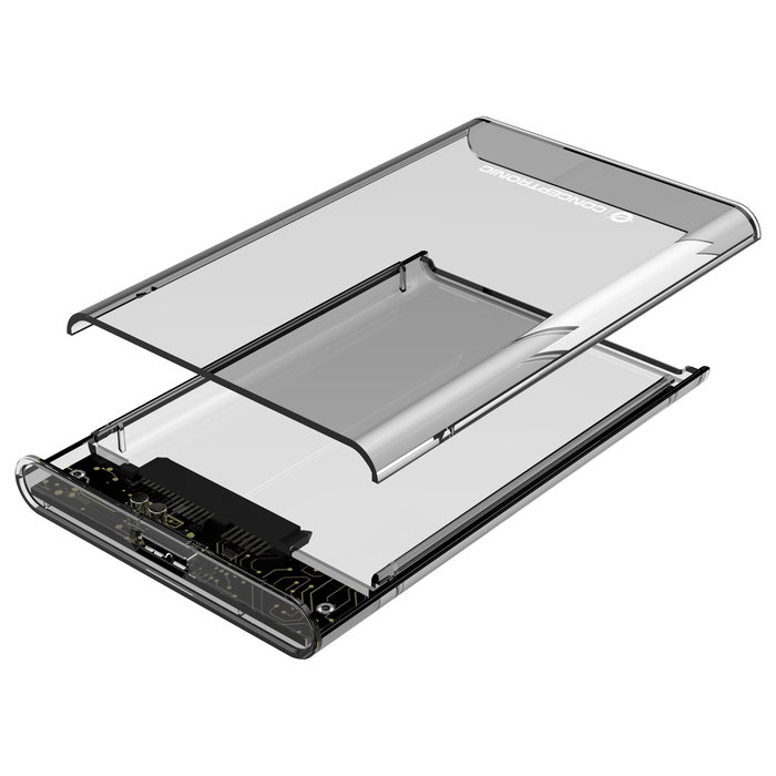 Conceptronic DANTE03T Carcasa para Disco Duro/SSD 2,5 Transparent