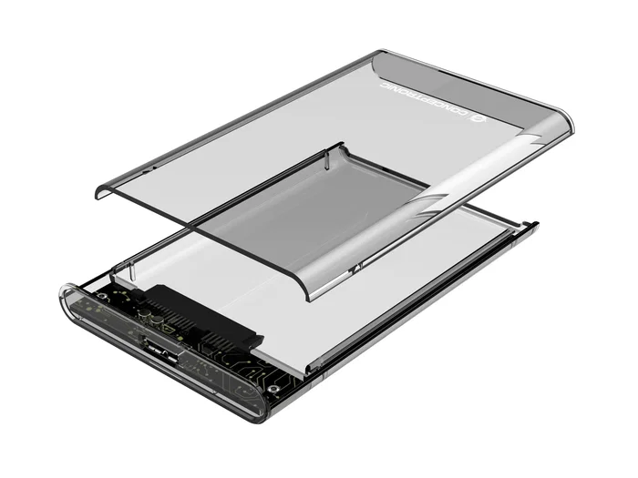 Conceptronic DANTE03T Carcasa Externa Transparente para SSD/HDD 2,5 Pulgadas USB 3.0