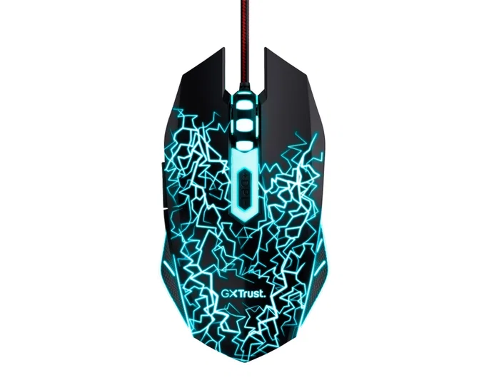 Trust GXT 105X Izza Ratón Gaming Negro