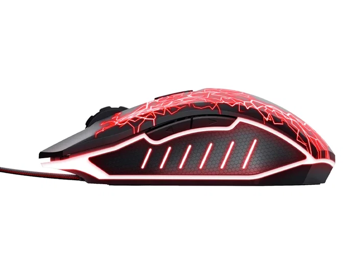Trust GXT 105X Izza Ratón Gaming Negro