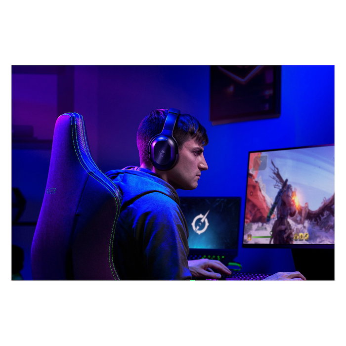 Razer Barracuda Pro Auriculares Gaming / RZ04-03780100-R3M1 Negro - Sonido Hi-Fi, Cancelación de Ruido Híbrida, Wireless y Bluetooth