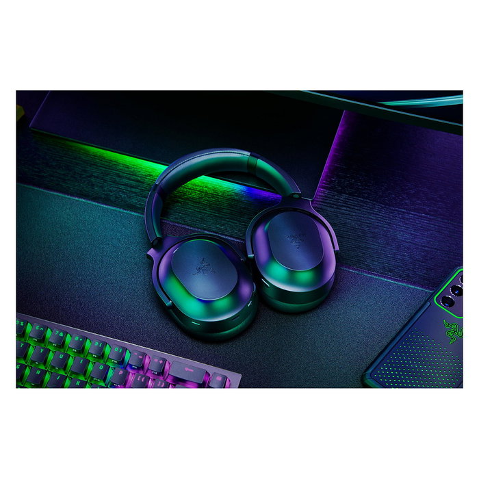 Razer Barracuda Pro Auriculares Gaming / RZ04-03780100-R3M1 Negro - Sonido Hi-Fi, Cancelación de Ruido Híbrida, Wireless y Bluetooth