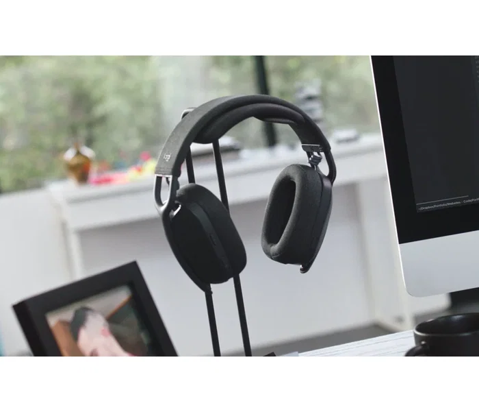 Logitech Zone Vibe 100 - Auriculares Inalámbricos Bluetooth Diadema con Cancelación de Ruido para Videoconferencias (Teams, Zoom, Meet) - 18h Batería - Grafito