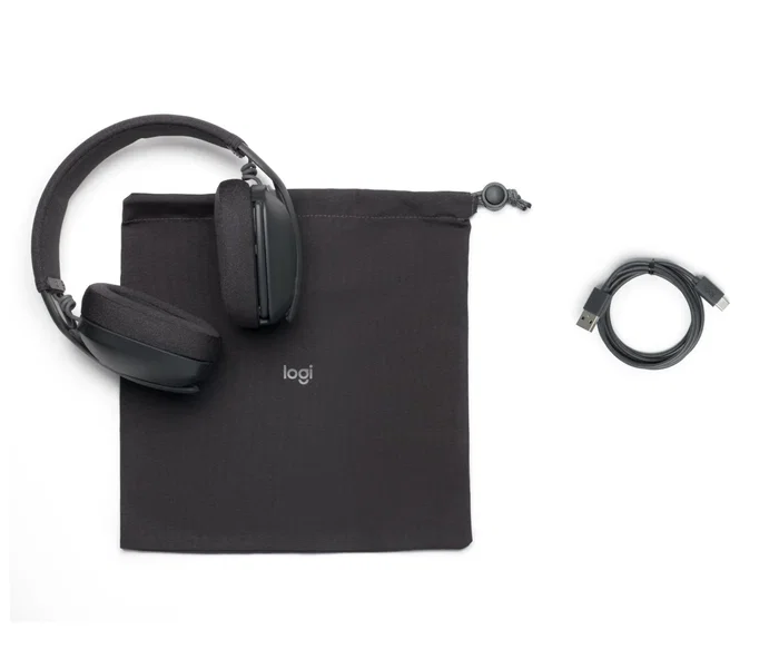 Logitech Zone Vibe 100 Grafito, Auriculares Inalámbricos Bluetooth 5.2 con Micrófono de Cancelación de Ruido.