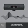 Logitech Brio 500 Webcam Full HD 1080p 60fps USB-C con Micrófonos de Ruido, Obturador de Privacidad, Campo Visual 90°, Autoencuadre - Grafito (960-Cameragraphit