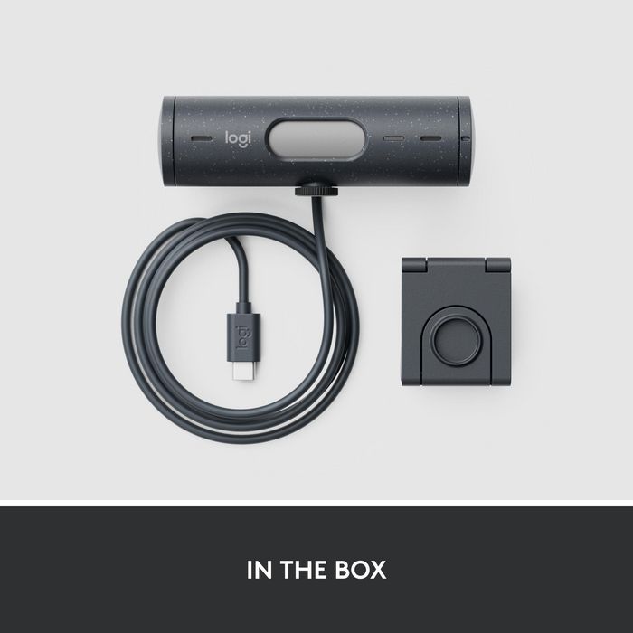 Logitech BRIO 500 Webcam Full HD USB-C Grafito