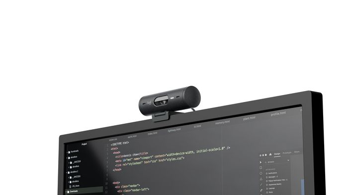 Logitech BRIO 500 Webcam Full HD USB-C Grafito