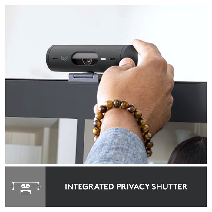 Webcam logitech brio 500 grafito full hd usb tipo c - 960-001422 Webcam logitech brio 500 grafito full hd usb tipo c - 960-001422