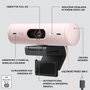 Logitech Brio 500 Webcam Rosa Full HD USB-C