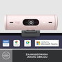 Logitech Brio 500 Webcam Rosa Full HD USB-C