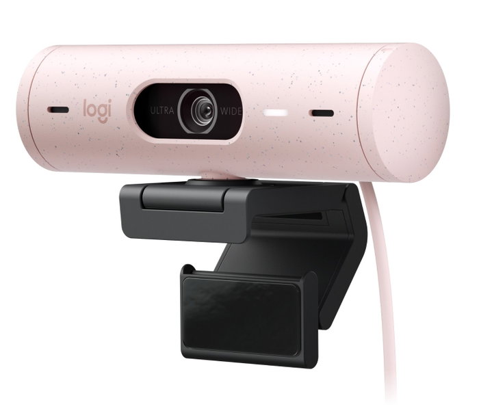 Logitech Brio 500 Webcam Rosa Full HD USB-C