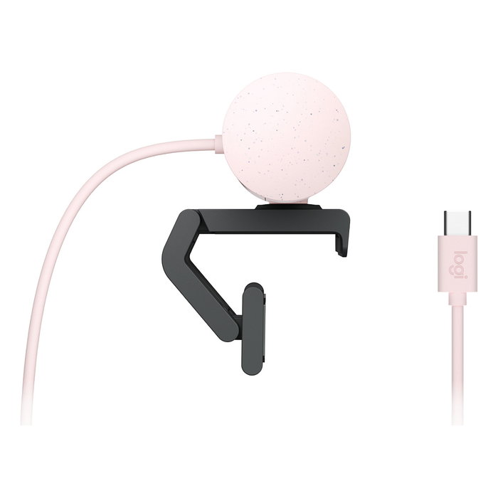 Logitech Brio 500 Webcam Rosa Full HD USB-C