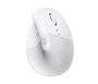 Logitech Lift for Mac Ratón Vertical Ergonómico Blanco