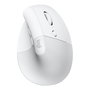 Logitech Lift Ratón Vertical Inalámbrico Ergonómico para Mac iPad 4000dpi Blanco