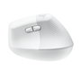 Logitech Lift for Mac Ratón Vertical Ergonómico Blanco
