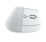 Logitech Lift for Mac Ratón Vertical Ergonómico Blanco